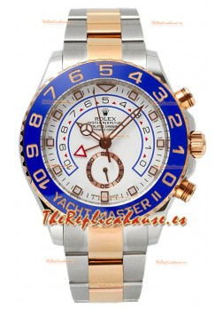 Rolex Yachtmaster II Acero Inoxidable Ref.116681 Dos Tonos Reloj Réplica Espejo 1:1