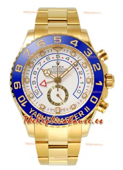Rolex Yachtmaster II Acero Inoxidable Ref.116688 Oro Amarillo Reloj Réplica Suiza