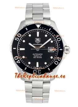 Tag Heuer Aquaracer Calibre 5 Reloj Réplica Espejo 1:1 Dial Negro Acero 904L 41MM