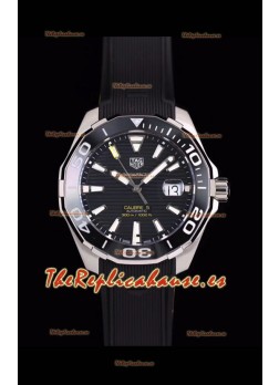 Tag Heuer Aquaracer Calibre 5 Reloj Réplica a Espejo 1:1 Dial Negro