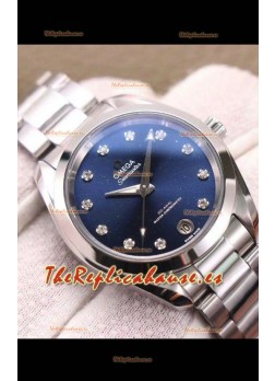 Omega Seamaster Aquaterra 150M 34MM Reloj Réplica Suizo Dial Azul