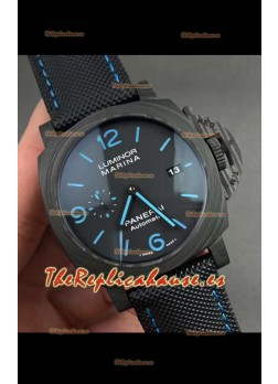 Panerai Luminor Edición Marina Carbotech PAM1661 Reloj Réplica a Espejo 1:1 Caja en Carbono