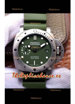 Panerai Luminor Submersible Verde Militare PAM1055 Reloj Réplica Suizo 42MM
