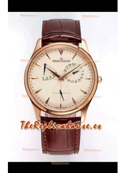 Jaeger-LeCoultre Master Ultra Fino Réserve De Marche Reloj Réplica a Espejo 1:1