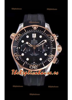 Omega Seamaster Co-Axial Master Chronometer Chronograph Oro Rosado 44MM Reloj Réplica a Espejo