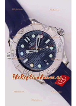 Omega Seamaster 300M Co-Axial Master Chronometer Beijing 2022 Edition Reloj Réplica a Espejo 1:1