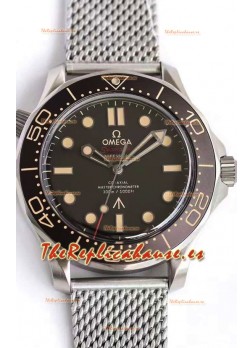 Omega Seamaster 300M No Time To Die Edition Reloj Réplica a Espejo 1:1 Caja Titanio