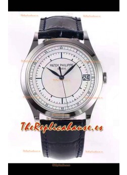 Patek Philippe Calatrava 5296 Dial Sector Reloj Réplica Suizo a espejo 1:1Steel Casing