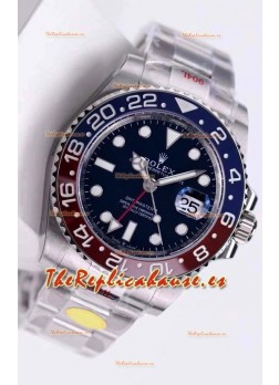 Rolex GMT Masters II 126719BLRO Bisel Pepsi Movimiento Cal.3285 Réplica Suizo - Reloj Acero 904L Ultimate