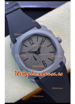 Bvlgari Octo Finissmo Edición Réplica a Espejo 1:1 Areneado Caja en Cerámica