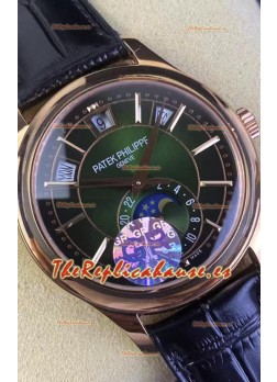 Patek Philippe 5205R-011 Complications Fase Lunar Reloj Réplica Suizo a Espejo 1:1