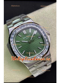 Patek Philippe Nautilus 5711 Acero 904L Actualizado 2023 Reloj Réplica - Dial Verde