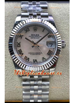 Rolex Datejust 178384 31MM Reloj Réplica Suizo en Acero 904L Dial Perla - Réplica a Espejo 1:1