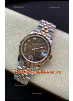 Rolex Datejust 278271 31MM Reloj Réplica Suizo en Acero 904L Dial Marrón - Réplica a Espejo 1:1