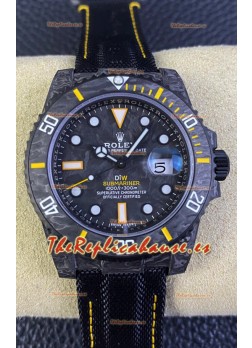 Rolex Submariner DiW Edición Fibra de Carbono Reloj Réplica Suiza - Réplia a Espejo 1:1