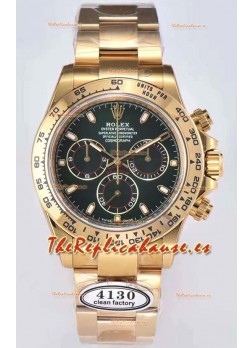Rolex Cosmograph Daytona 116508 Oro Amarillo Movimiento Original Cal.4130 - Reloj de Acero Ultimate 904L Mejorado