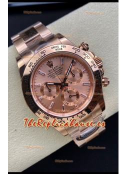 Rolex Daytona 116505 Oro Rosado Movimiento Original Cal.4130 - Reloj Acero 904L a Espejo 1:1