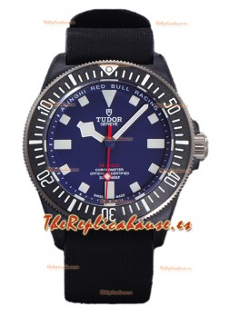 Tudor Pelagos FXD Caja Titanio Réplica Espejo 1:1 Dial Azul En Correa Negra Nato