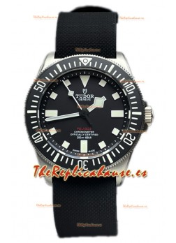 Tudor Pelagos FXD Caja Titanio Réplica Espejo 1:1 Dial Negro En Correa Negra Nato