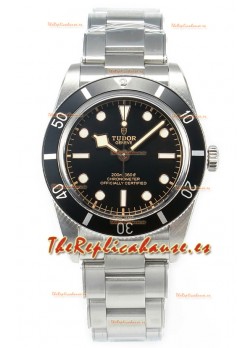 Tudor Black Bay 58 Reloj Réplica Suiza Dial Negro Acero 904L 37MM Caja 1:1 