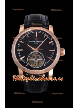 Vacheron Constantin Minute Repeater Tourbillon Reloj Réplica Suizo con Caja de Acero 44MM Oro Rosado