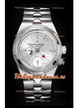 Vacheron Constantin Overseas Dual Time Reloj Réplica Suizo a Espejo 1:1 Dial en Acero