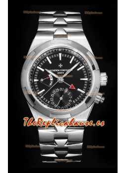 Vacheron Constantin Overseas Dual Time Reloj Réplica Suizo a Espejo 1:1 Dial Negro
