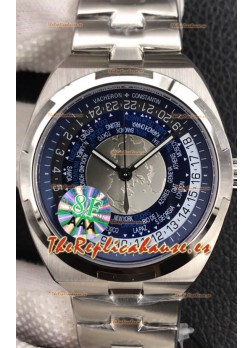 Vacheron Constantin Overseas World Time Edition Dial Azul Swiss Replica Watch 