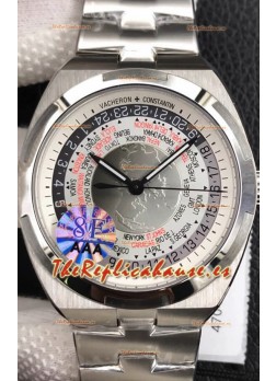 Vacheron Constantin Overseas Edición World Time Dial Blanco Reloj Réplica Suizo