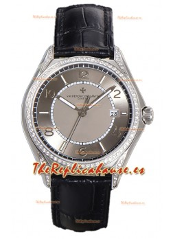 Vacheron Constantin Edición Fiftysix Acero 904L Réplica Espejo 1:1 Dial Gris