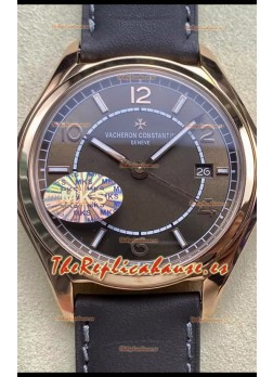 Vacheron Constantin Edición Fiftysix Oro Rosaco Acero Réplica Espejo 1:1 Dial Marrón