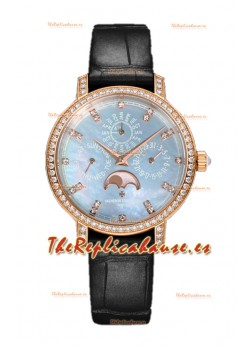 Vacheron Constantin Traditionelle Perpetual Calendar Ultra-Thin Oro Rosado Réplica Suiza 