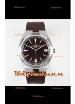 Vacheron Constantin Overseas Réplica Suiza a Espejo 1:1 Dial Marrón - Correa de Goma