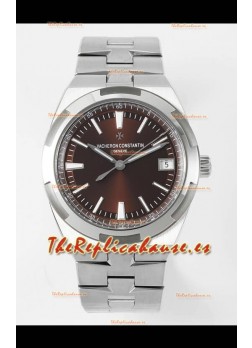 Vacheron Constantin Overseas Réplica Suiza a Espejo 1:1 Dial Marrón - Correa Acero