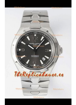 Vacheron Constantin Overseas Réplica Suiza a Espejo 1:1 Dial Gris - Correa Acero
