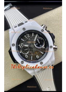 Hublot Big Bang Unico Edición Reloj Réplica Suizo a Espejo 1:1 PVD Blanco