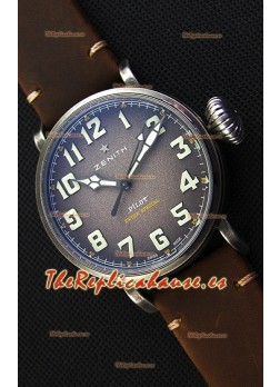 Zenith Pilot Type 20 Extra Especial Dial Gris Reloj Réplica a Espejo 1:1 45MM