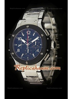 Hublot Big Bang Reproducción Reloj Suizo Todo Acero 