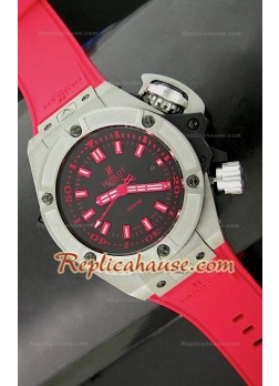 Hublot Big Bang Keng Reloj Suizo Sumergible 4000M en Rojo