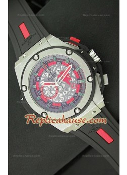 Hublot Big Bang Keng Power Manchester United Reloj Japonés en Acero