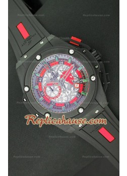 Hublot Big Bang Keng Power Manchester United Reloj Japonés en PVD