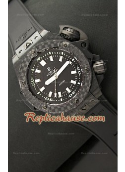Hublot Big Bang Reloj Japonés Sumergible 4000M de Carbón 
