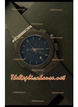 Hublot Vendome Cronógrafo PVD Reloj Japonés - Marcas Negras