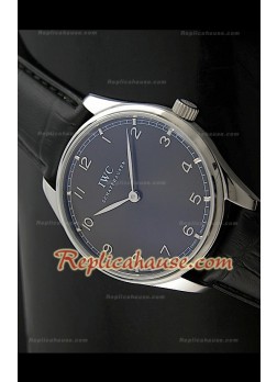 Reloj con Esfera de color Negro  IWC Wendeng Manual