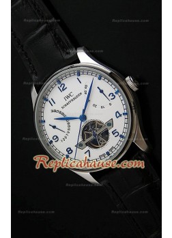 IWC Tourbilon Reproducción Japonesa del Reloj con Esfera Blanca