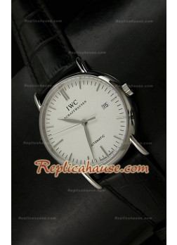 IWC Portofeno ETA 2892R eproducción Reloj Suizo en Acero Inoxidable  