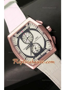 Reloj Japonés de Oro Rosa IWC Da Venci Kurt Klaus Edición Limitada