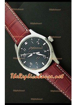 IWC Mark XVI Reproducción Reloj Suizo en Acero - 40MM - Correa Marrón