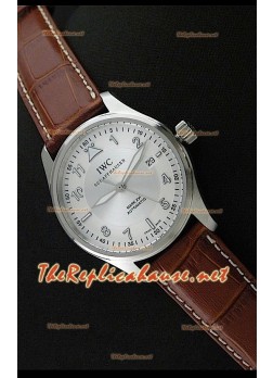 IWC Mark XVI Reproducción Reloj Suizo en Acero - 40MM - Esfera Blanca