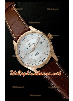 IWC Mark XVI Reproducción Reloj Suizo Oro Rosa - 40MM